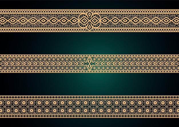 Projektowanie ozdobnych granic dla druku cyfrowego tekstylnego projektowanie granic cyfrowych
