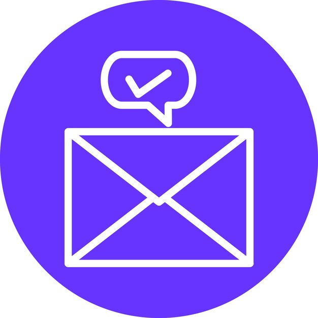 Projektowanie wektorowe Opt In Icon Style