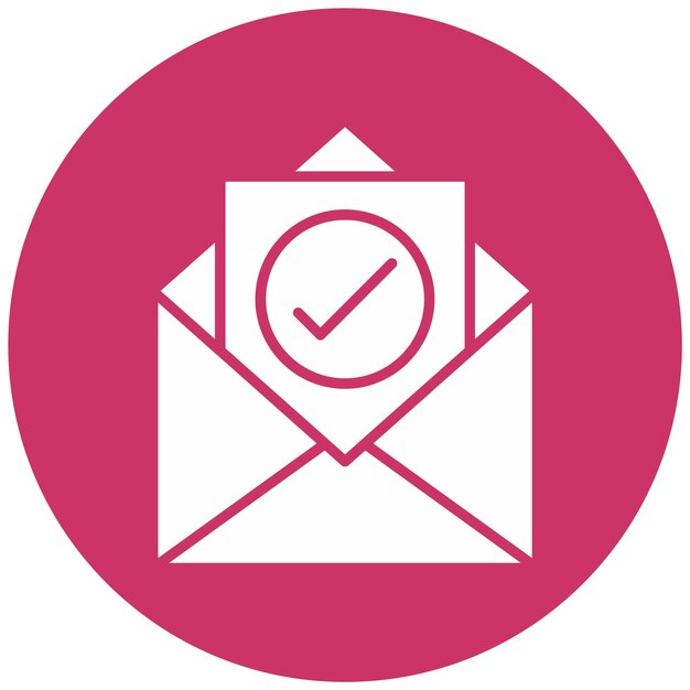 Projektowanie wektorowe Opt In Icon Style