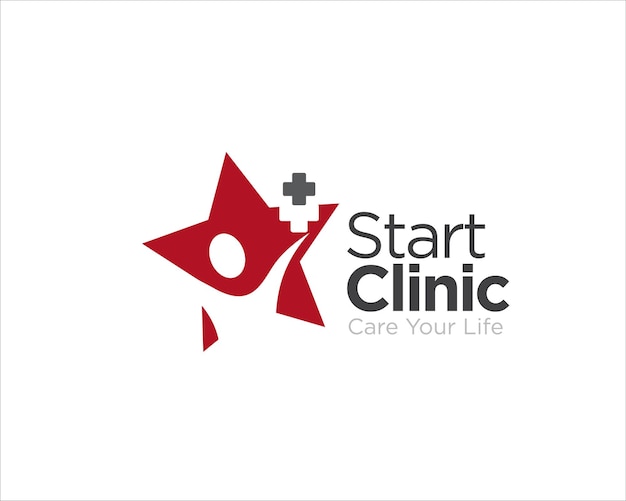 Projekty Logo Kliniki Star Health Dla Usług Medycznych