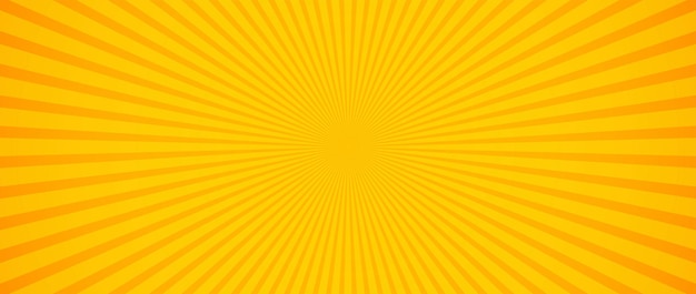 Promienie słoneczne tło letni sztandar