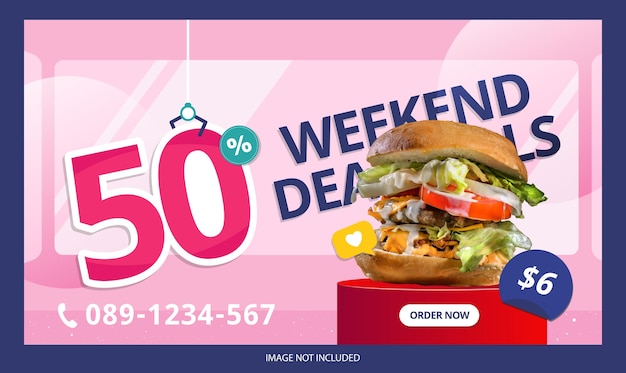 Promocja Banerów Weekendowych Burger