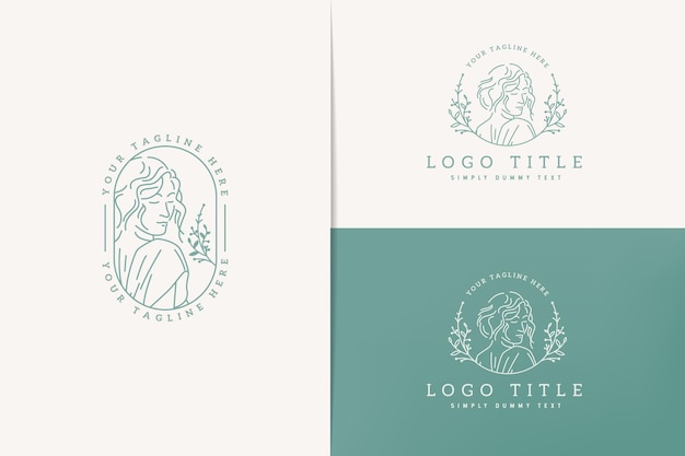 Prosta i schludna linia logo
