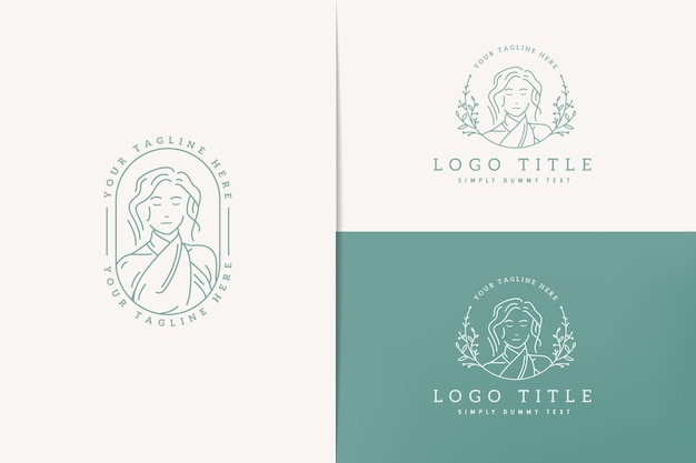 Prosta i schludna linia logo