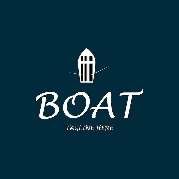 Prosta Ilustracja Projektu Logo łodzi
