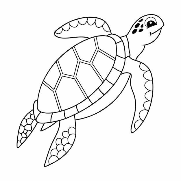 Prosta ilustracja wektorowa do malowania