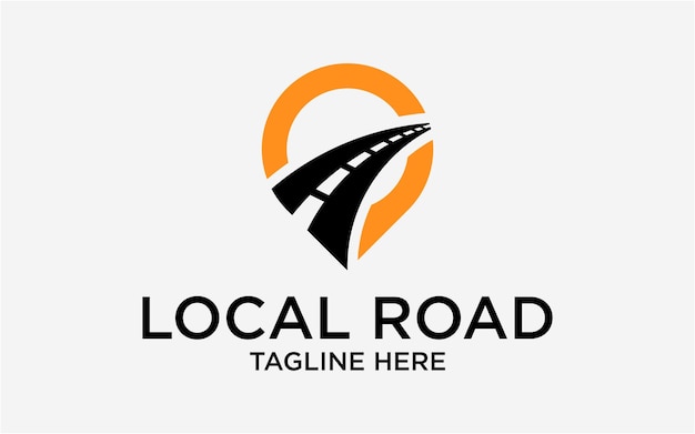 PROSTE POŁĄCZENIE LOGO LOKALNEJ DROGI
