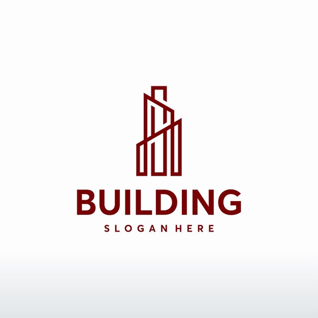 Proste projekty logo budynku wektor Logo City Tower
