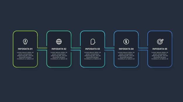 Prostokąty Infografika Wizualizacja Danych Biznesowych