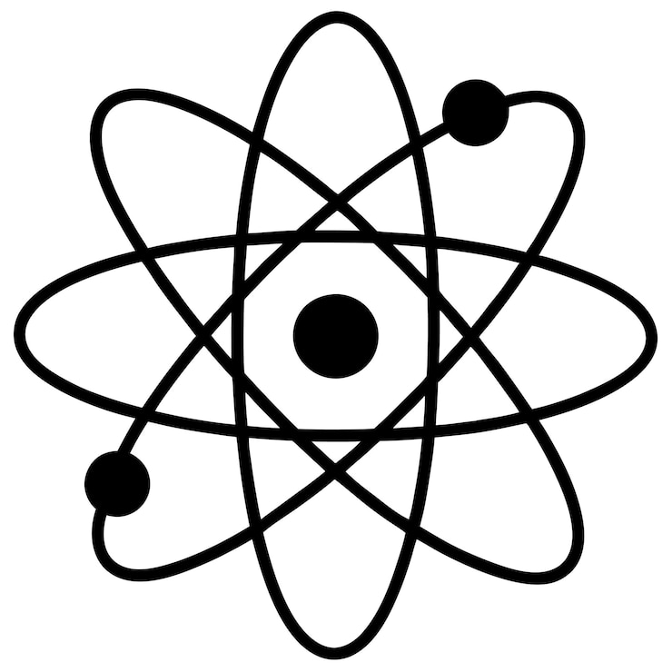 Wektor prosty model atomu