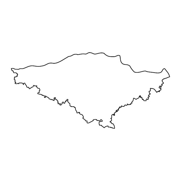 Prowincja Silistra Mapa Prowincji Bułgarii Ilustracji Wektorowych