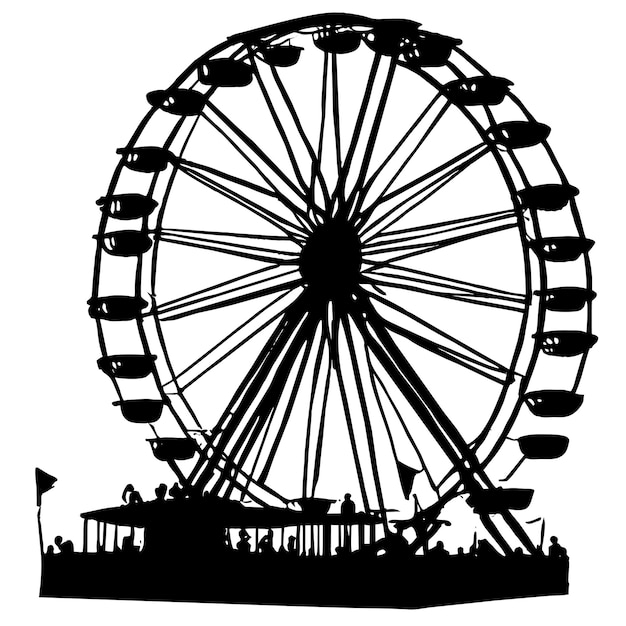 Przejażdżka Na Ferris Wheel