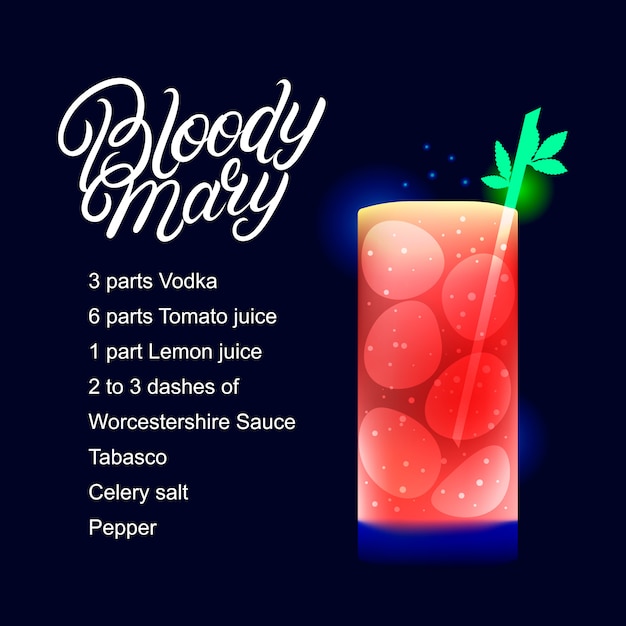 Przepis Na Koktajl Alkoholowy Bloody Mary.