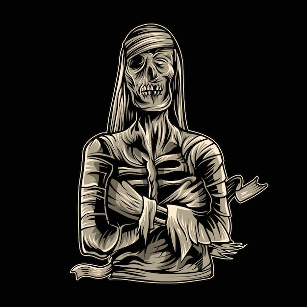 Przerażający mumia