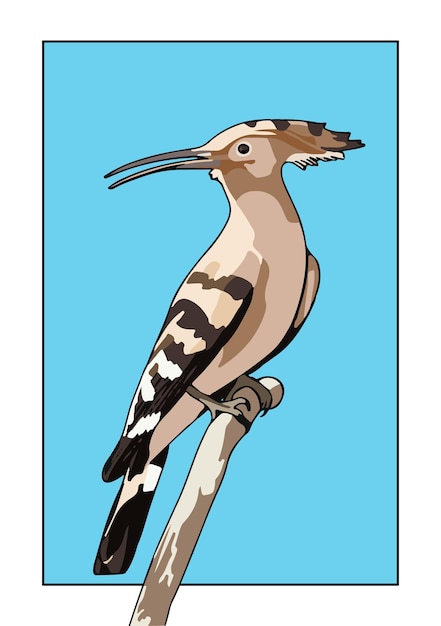 Plik wektorowy ptak na ilustracji gałęzi
