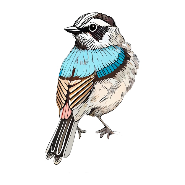 Plik wektorowy ptak zwierząt kolorowy wektor sztuki ilustracji