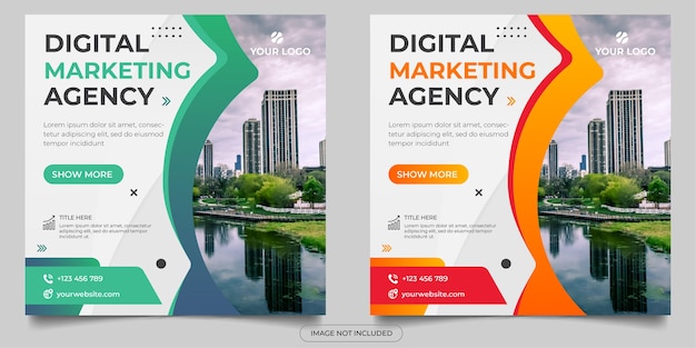 Publikacja W Mediach Społecznościowych Agencji Marketingu Cyfrowego