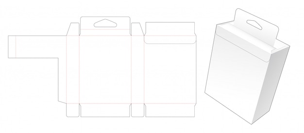 Pudełko Z Szablonem Wycinanym Do Zawieszenia