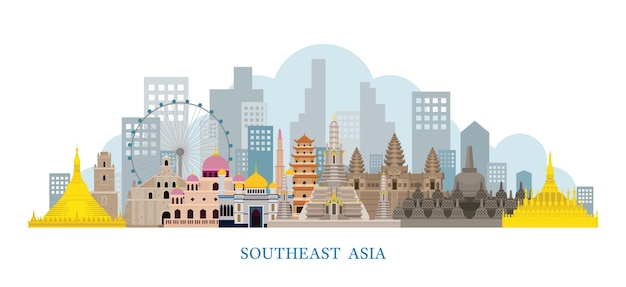Punkty Orientacyjne W Azji Południowo-wschodniej