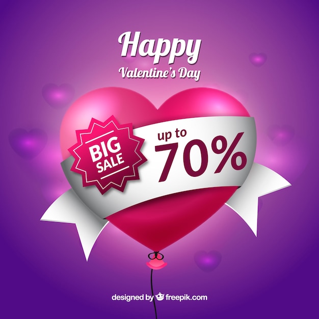 Purpurowy Tło Dla Valentines Dzień Sprzedaży