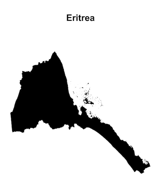 Pusta mapa Erytrei