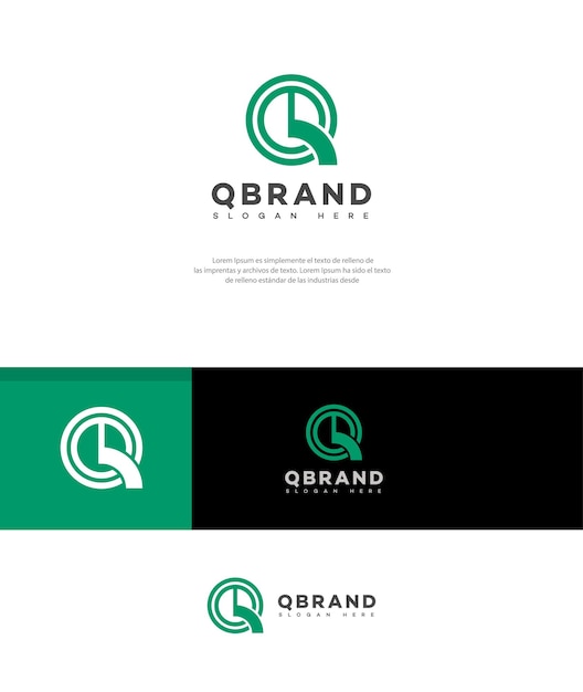 Plik wektorowy q letter logo icon brand identity q letter sign symbol template (szablon znaku literowego)