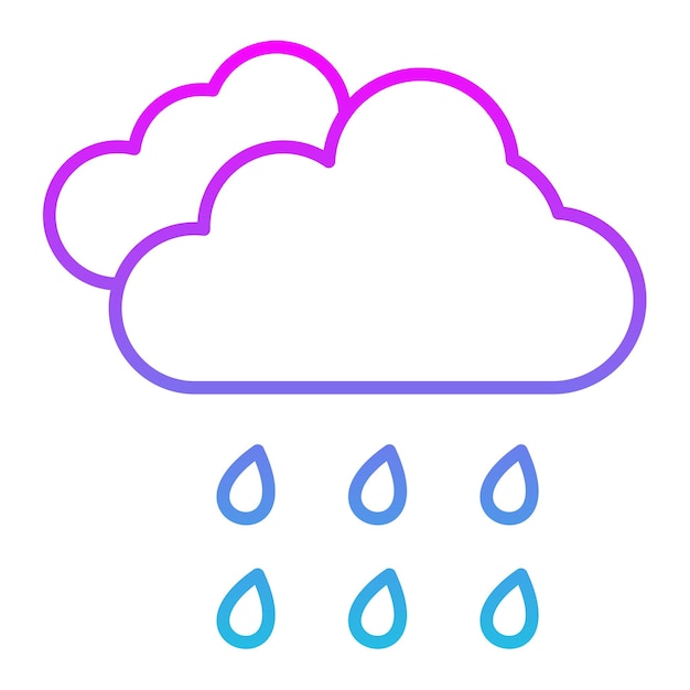 Plik wektorowy rain icon