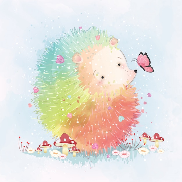 Rainbow Hedgehog