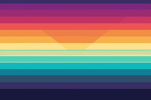 rainbow obraz z linią narysowaną w środku
