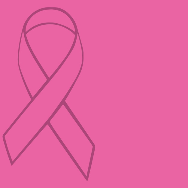 Rak piersi Opublikuj post w mediach społecznościowych na październik i różowe różowe tło.