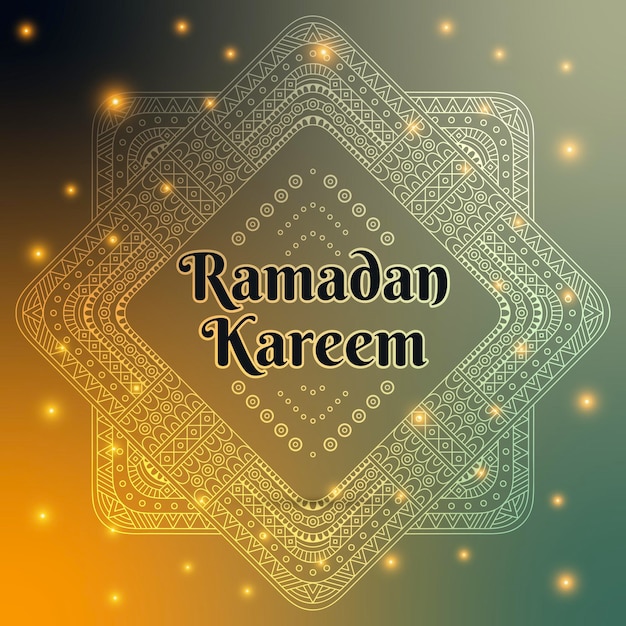 Ramadan etniczny szablon tła orientalnego