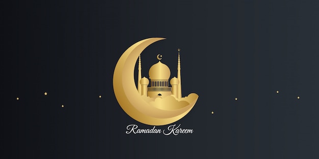 Ramadan Kareem Elegancki Tło