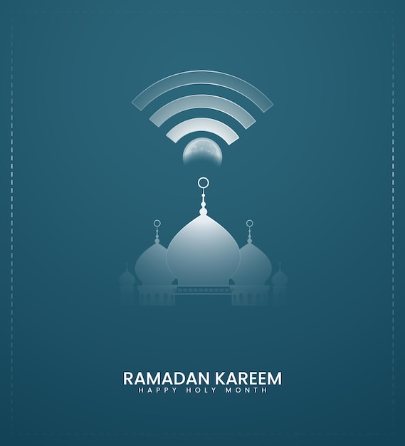 Ramadan Kareem. Ilustracja 3d