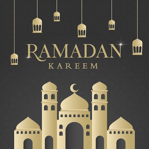 Ramadan Kareem Islamski Projekt Tła