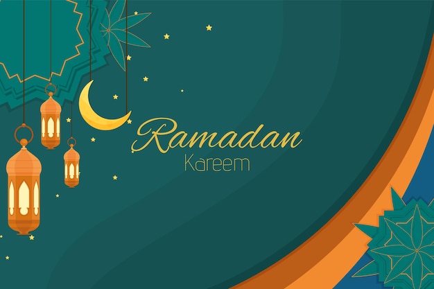 Ramadan Kareem Islamskie Tło Z Elementem