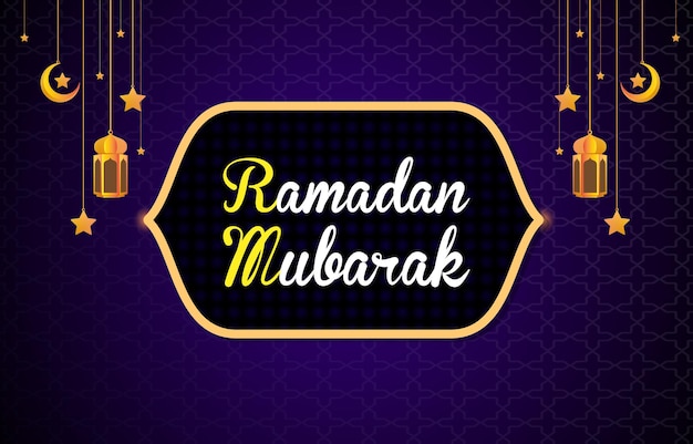 Ramadan Kareem Kaligrafia Tło Wektor Ilustracja