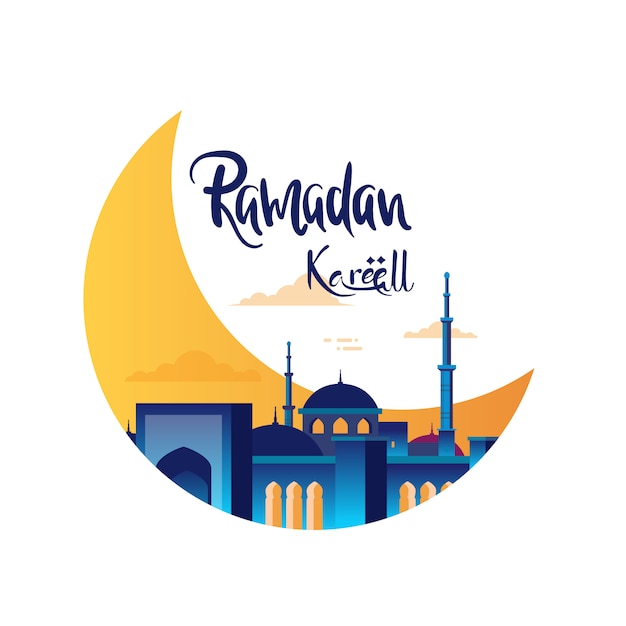 Ramadan Kareem Koncepcja Z Meczetu