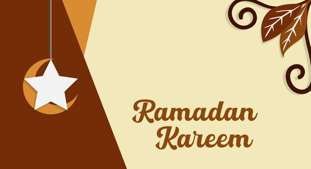 Ramadan Kareem Tło Projekt Szablonu Do Promocji Islamskich Uroczystości