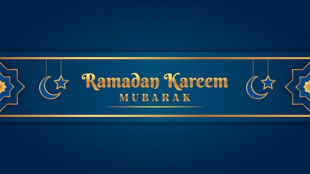 Ramadan Kareem Tło Wektor