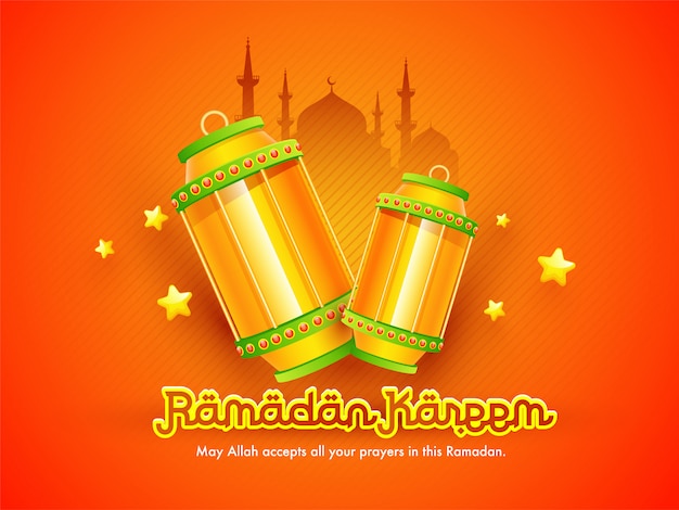 Ramadan Kareem Tło.