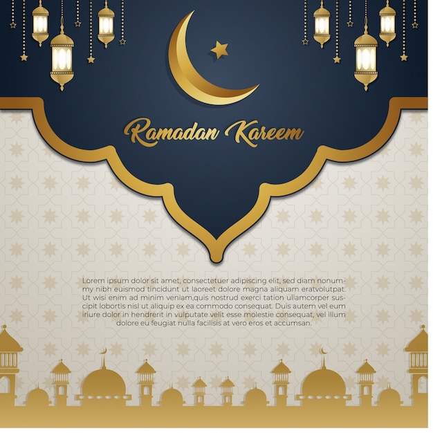 Ramadan Kareem Tło