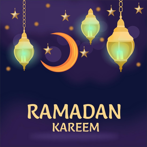 Ramadan Kareem Z Latarnią