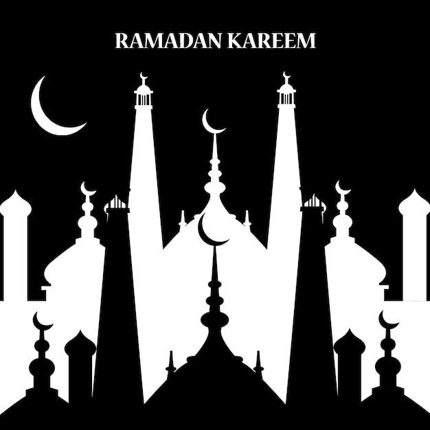 Plik wektorowy ramadan mubarak transparent pocztówka ilustracja wektorowax9