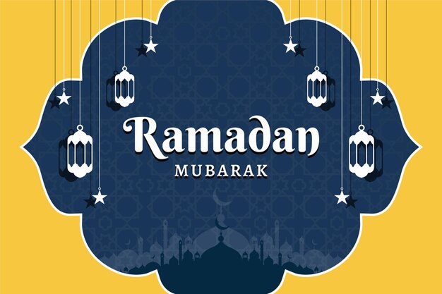 Ramadan Social Media Post Vector Decoration Islamski Festiwal Religijny I Eid Ramzan Kareem Mubarak