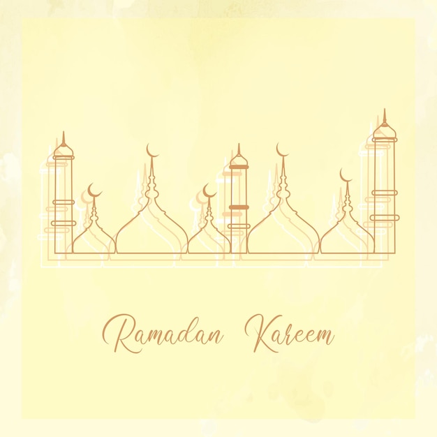 Plik wektorowy ramadhan kareem eid mubarak wektor banner