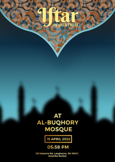 Plik wektorowy ramadhan kareem projekt