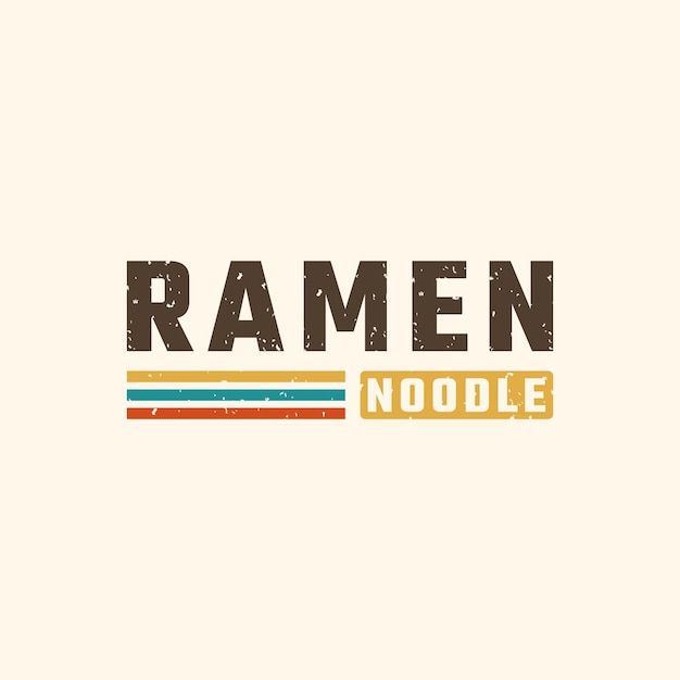 Ramen W Stylu Retro