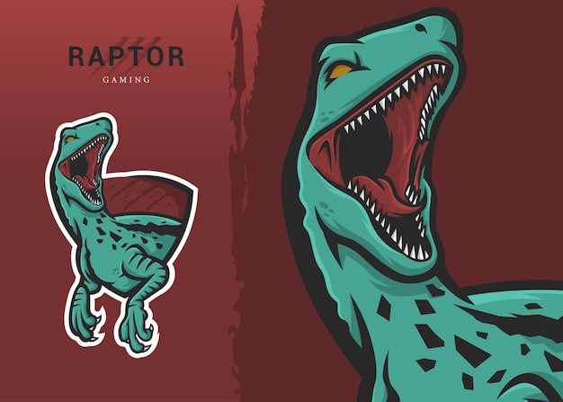 Raptor Esport Logo Design Nowoczesny Styl