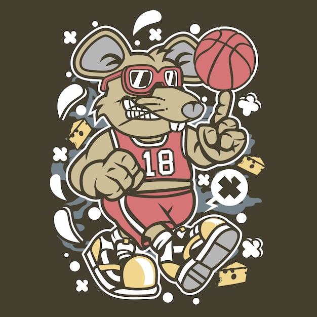 Rat Basketball Player