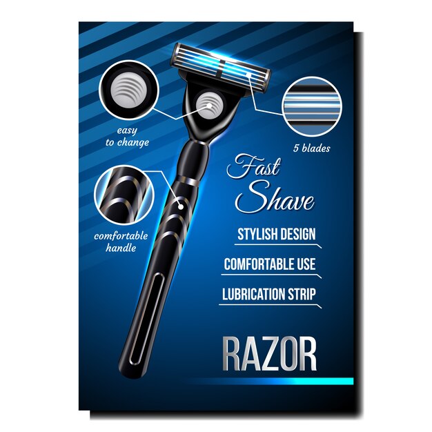 Razor For Shave Kreatywna reklama